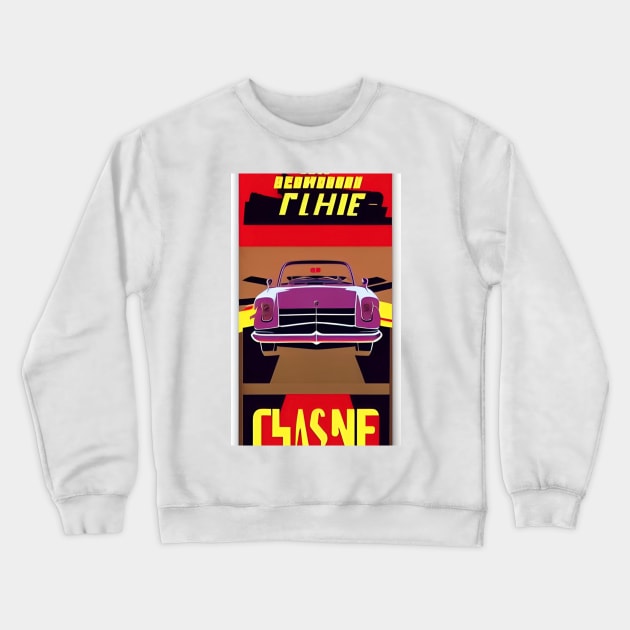 Car poster Crewneck Sweatshirt by BryanWhipple